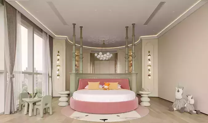 Bedroom interior scenes
