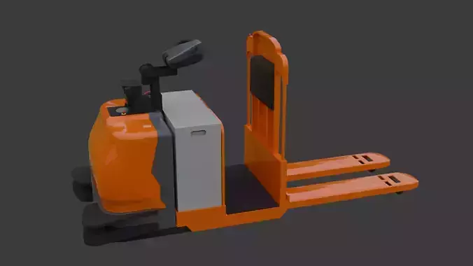 Automated Guided Forklift - Low Poly