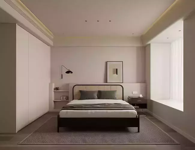 Bedroom interior scenes