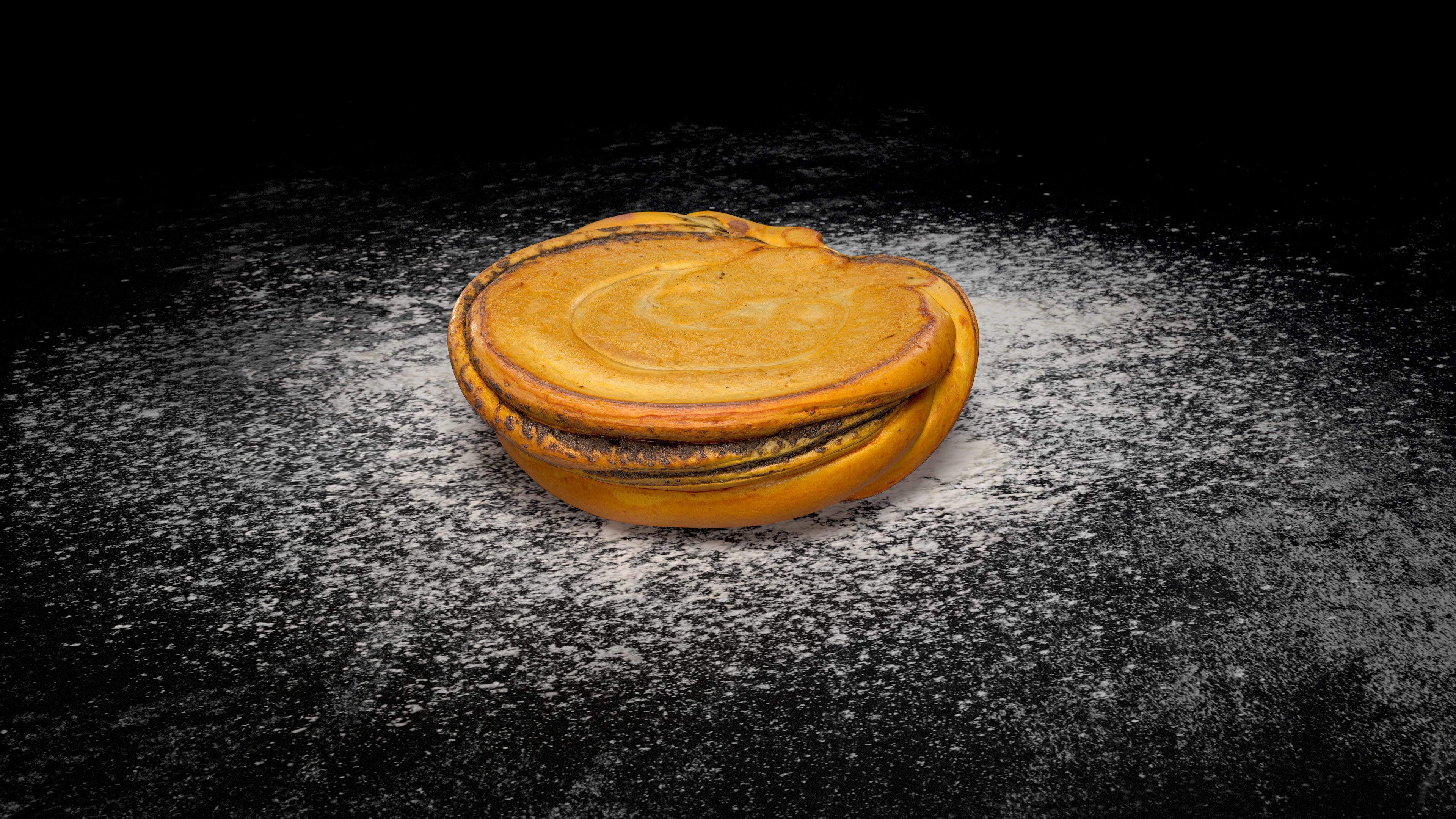 Tasty Bun with poppy seeds PBR game-ready Low-poly 3D model_15