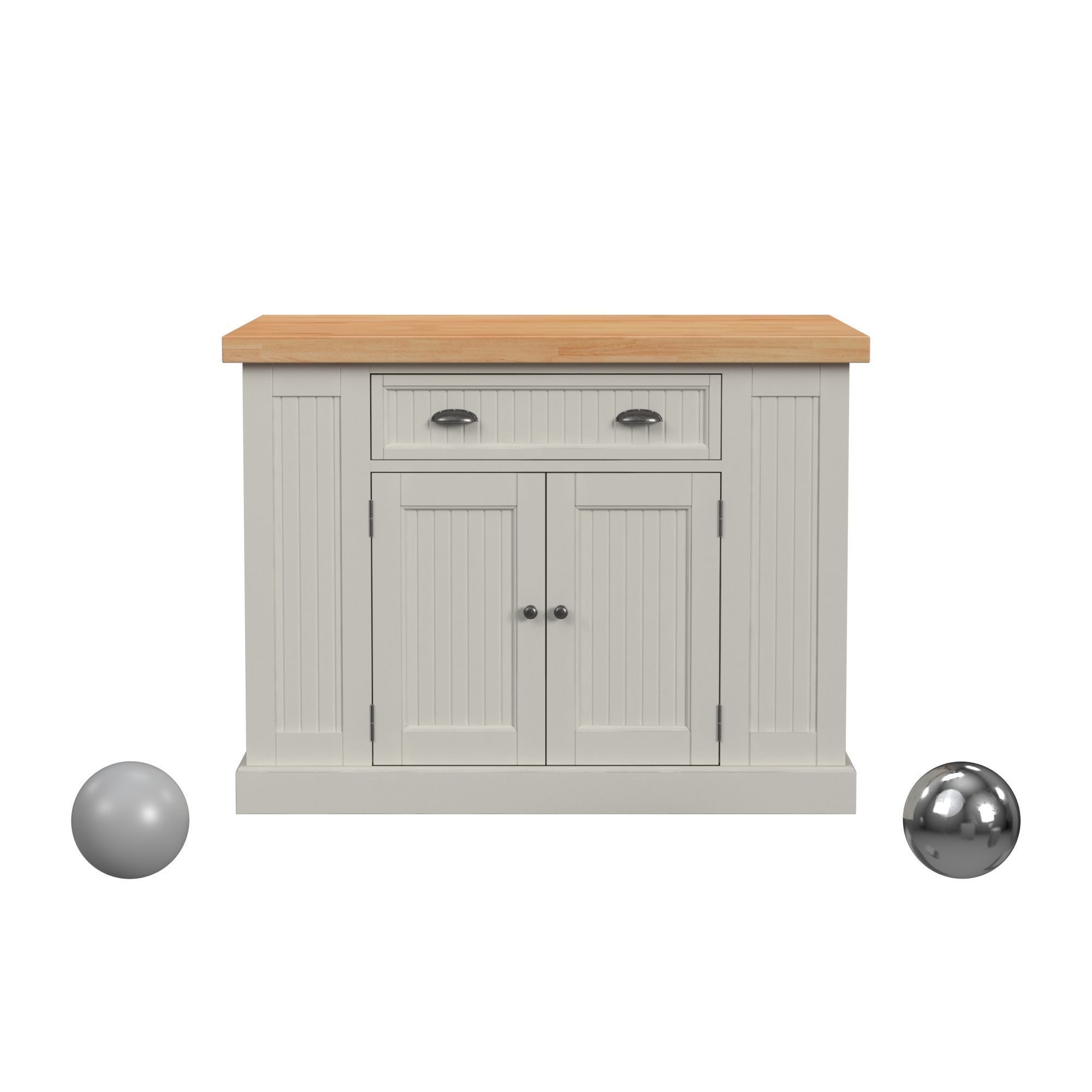 Nantucket Kitchen Island 3D model_1