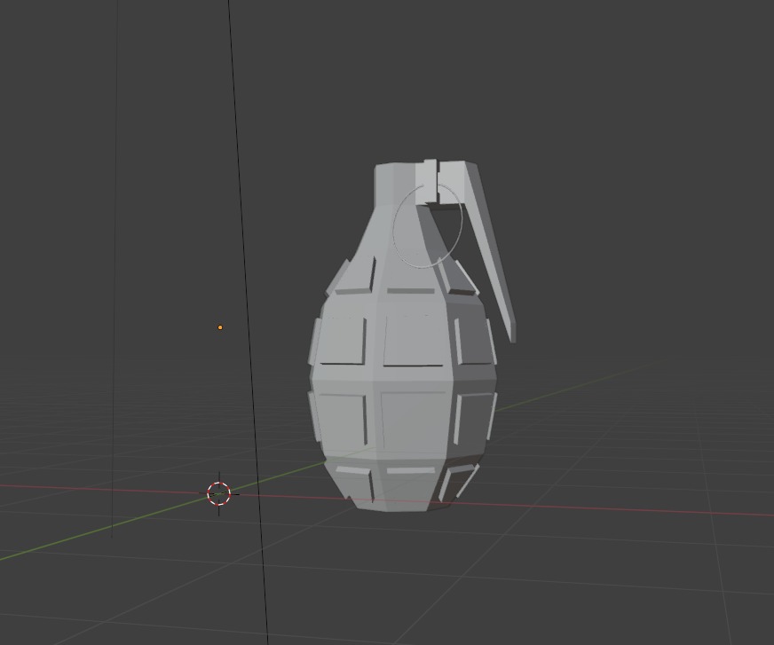 High-Quality Hand Grenade 3D Model Low-poly 3D model_17
