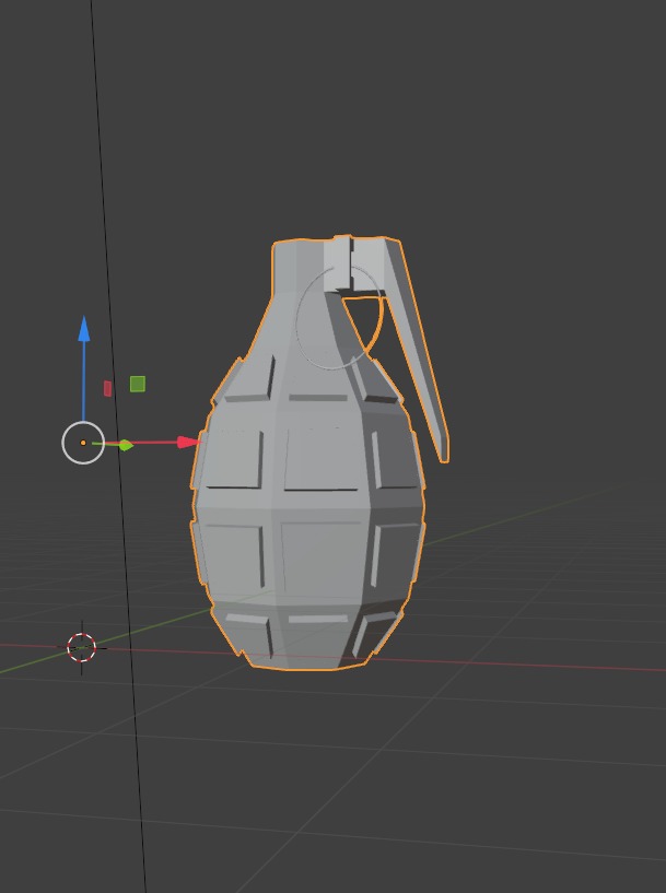 High-Quality Hand Grenade 3D Model Low-poly 3D model_16