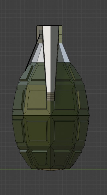 High-Quality Hand Grenade 3D Model Low-poly 3D model_12