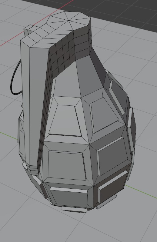 High-Quality Hand Grenade 3D Model Low-poly 3D model_13