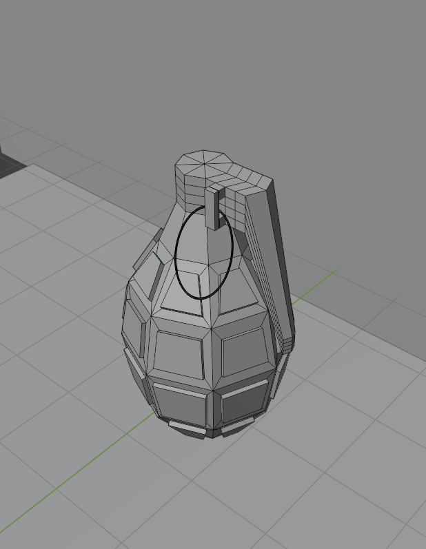High-Quality Hand Grenade 3D Model Low-poly 3D model_5