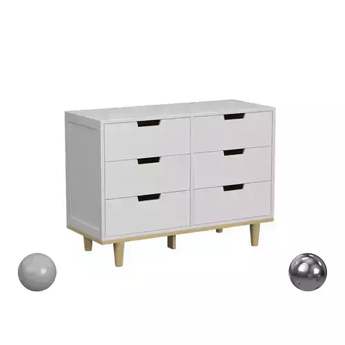 Marley 6-Drawer Dresser in Honey