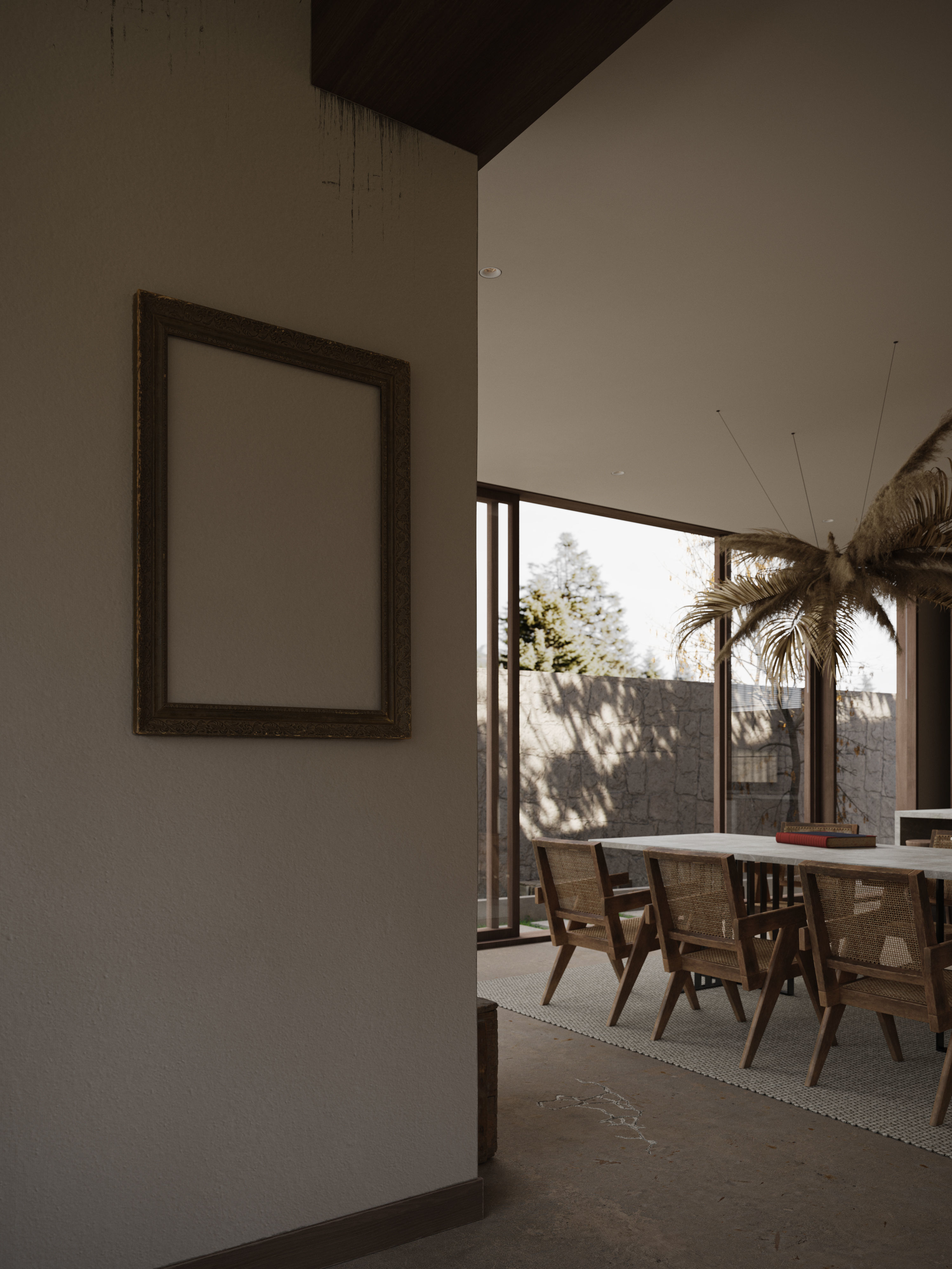      villa interior scenes 3D model_3