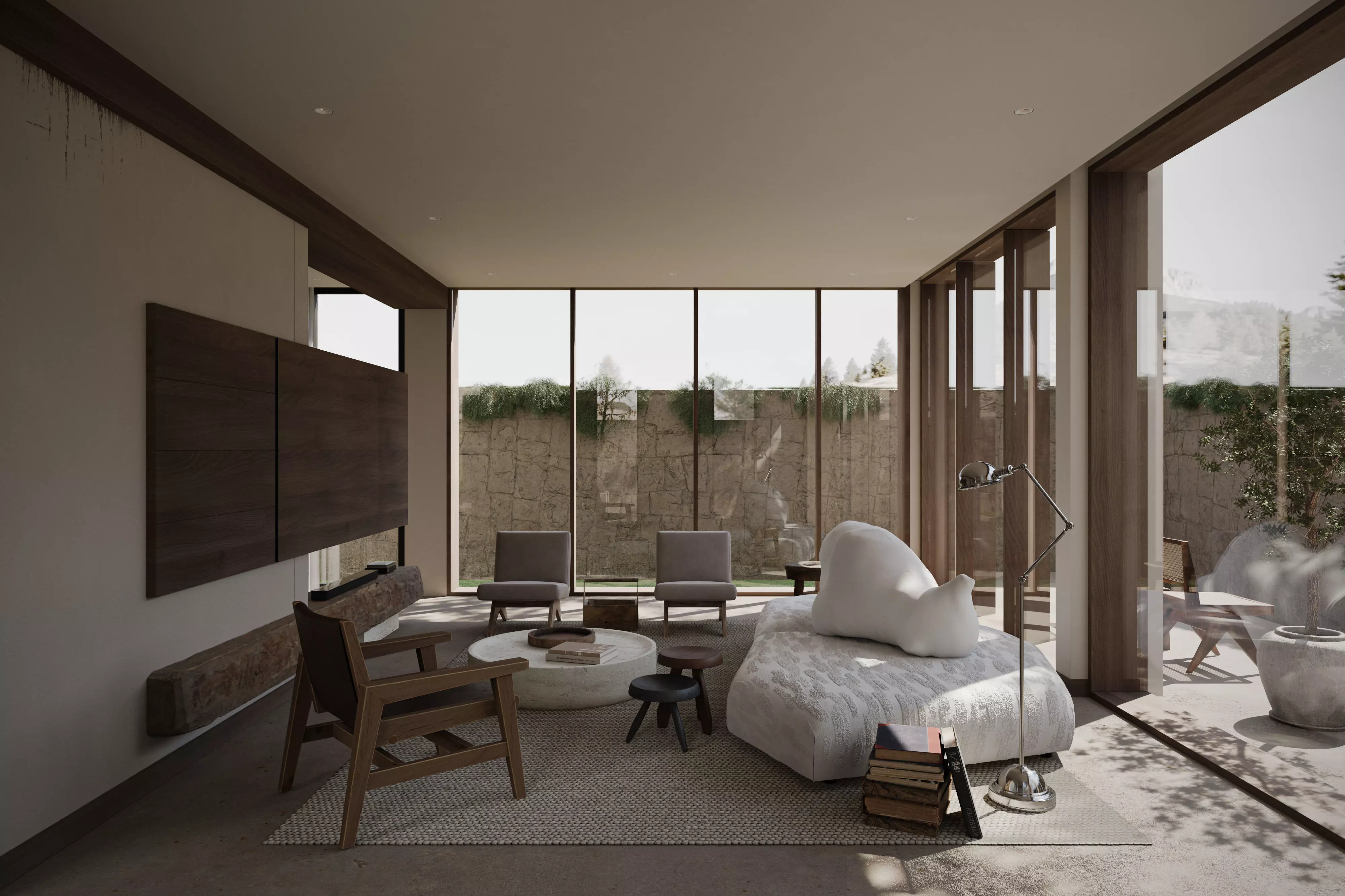      villa interior scenes 3D model_0