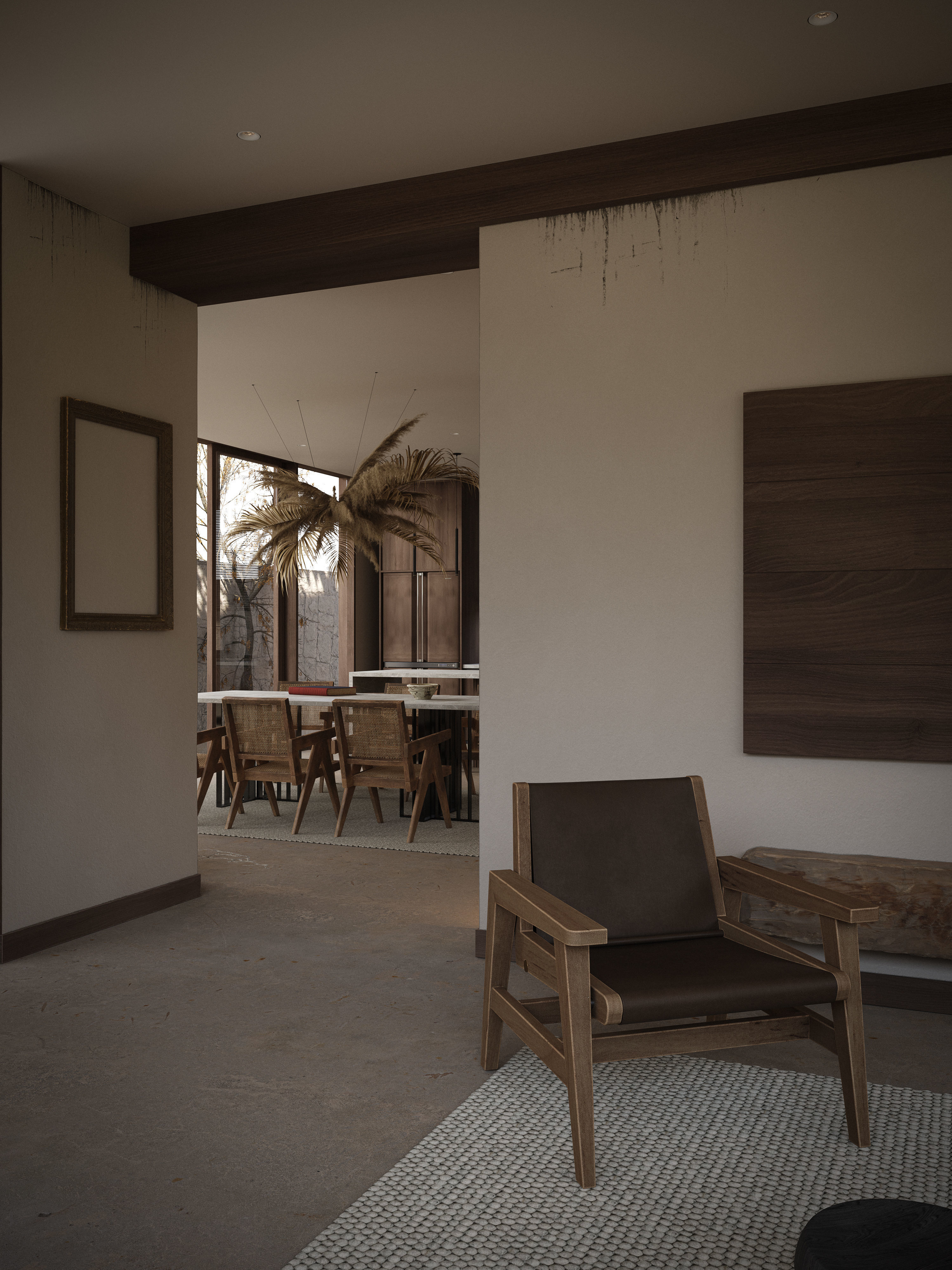      villa interior scenes 3D model_8