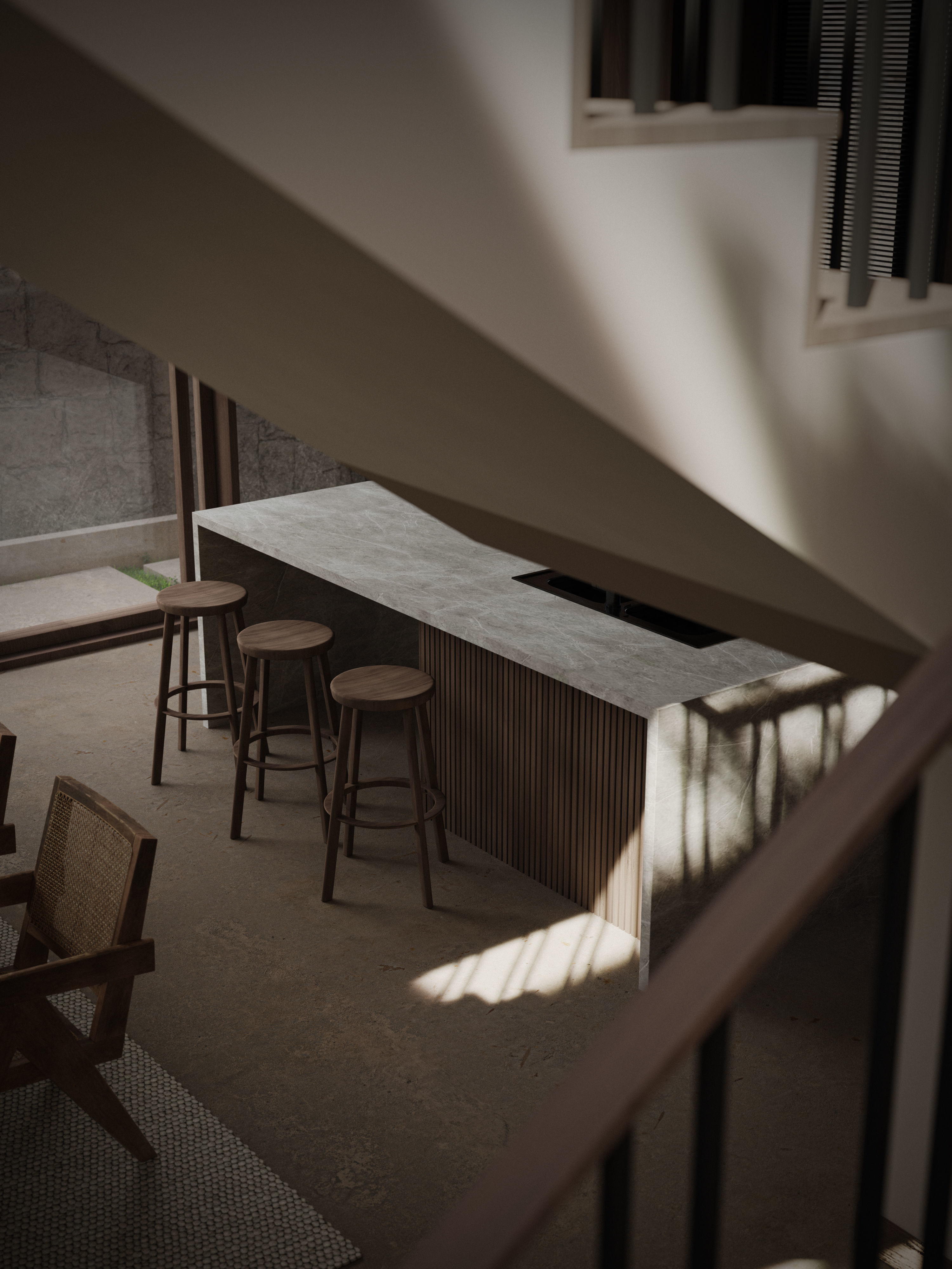      villa interior scenes 3D model_11