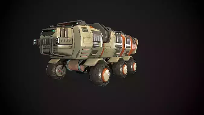 Stylized Sci Fi Truck