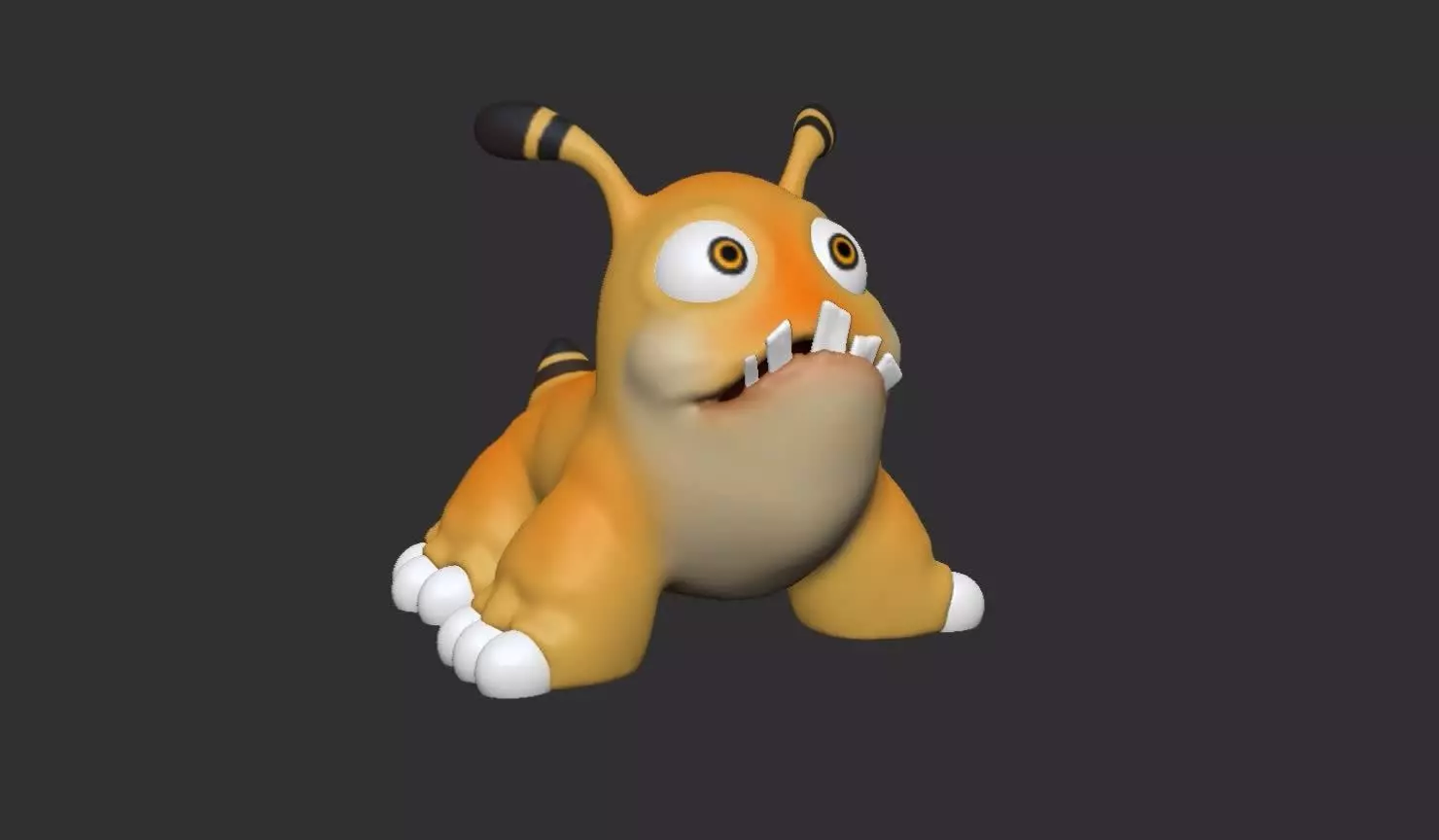 Stunning High Poly Monster Model - Crafted with ZBrush 3D print model
