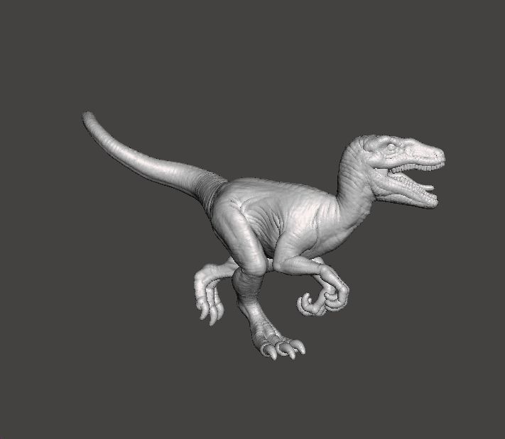 JP DEINONYCHUS DINOSAUR FIGURE MODEL ANIMAL CREATURE WILDLIFE 3D print model_1