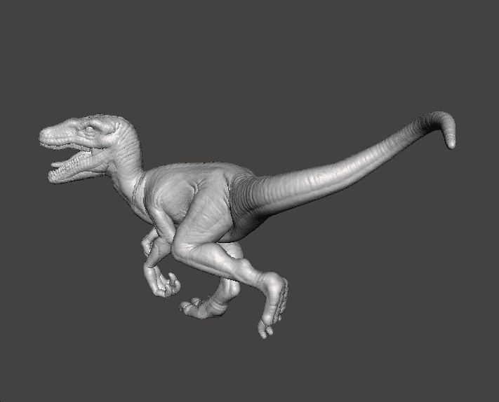 JP DEINONYCHUS DINOSAUR FIGURE MODEL ANIMAL CREATURE WILDLIFE 3D print model_4