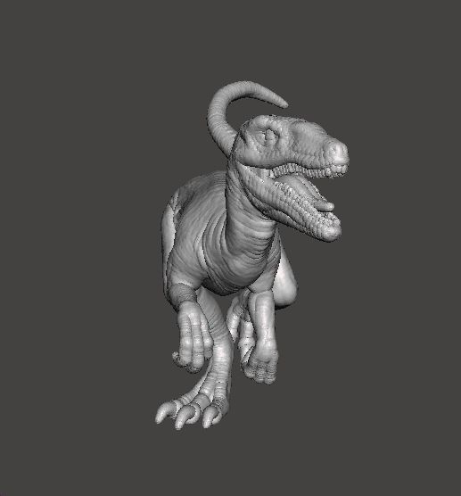 JP DEINONYCHUS DINOSAUR FIGURE MODEL ANIMAL CREATURE WILDLIFE 3D print model_3