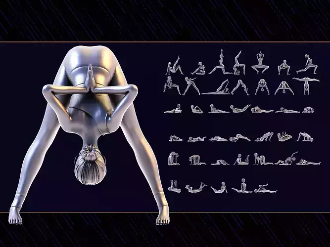 Yoga Woman Set01