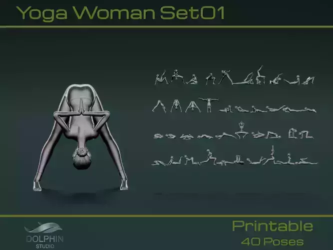 Yoga Woman Set01