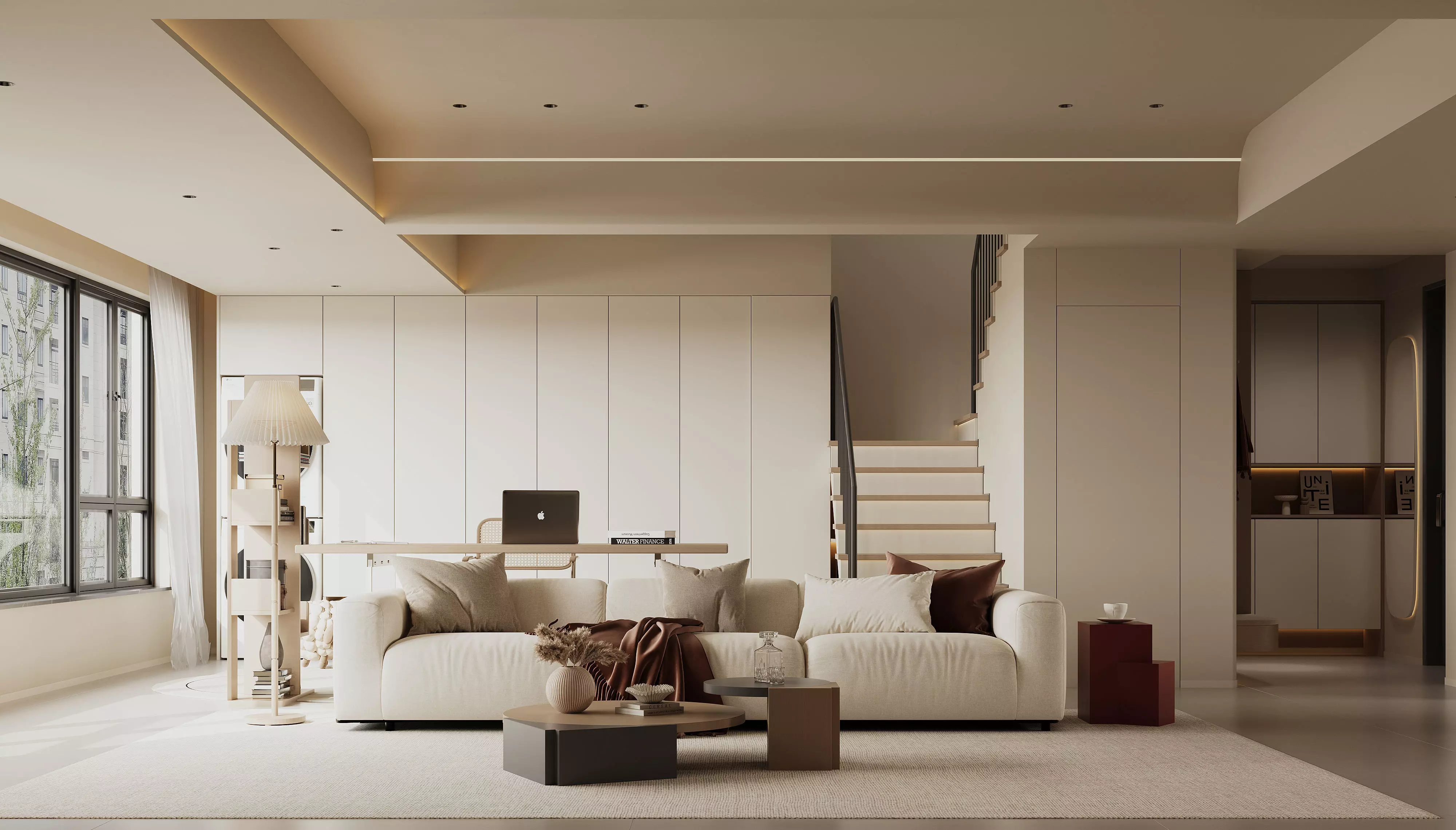 villa interior scenes 3D model