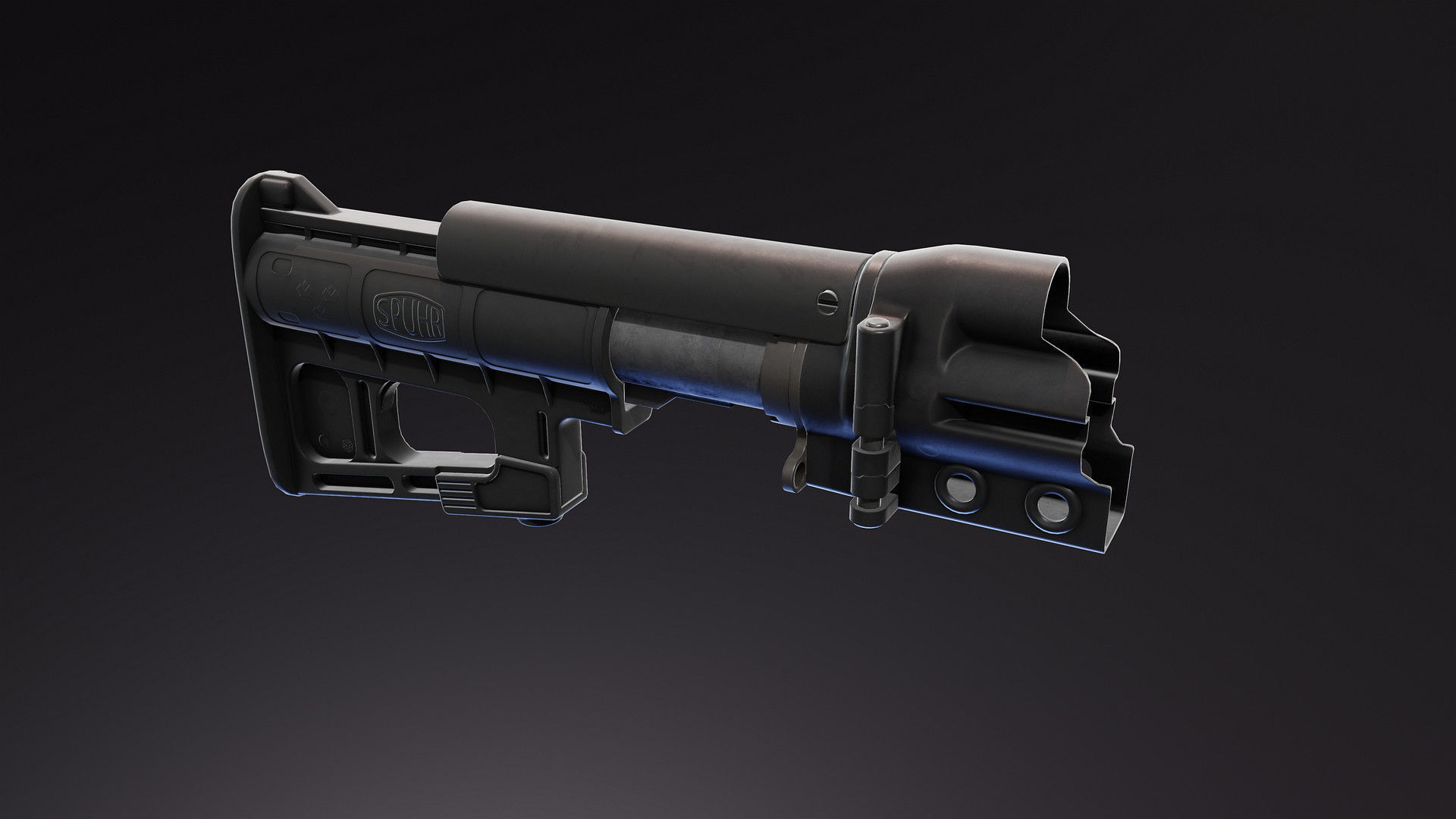 G3 R410 Stock Low-poly 3D model_1