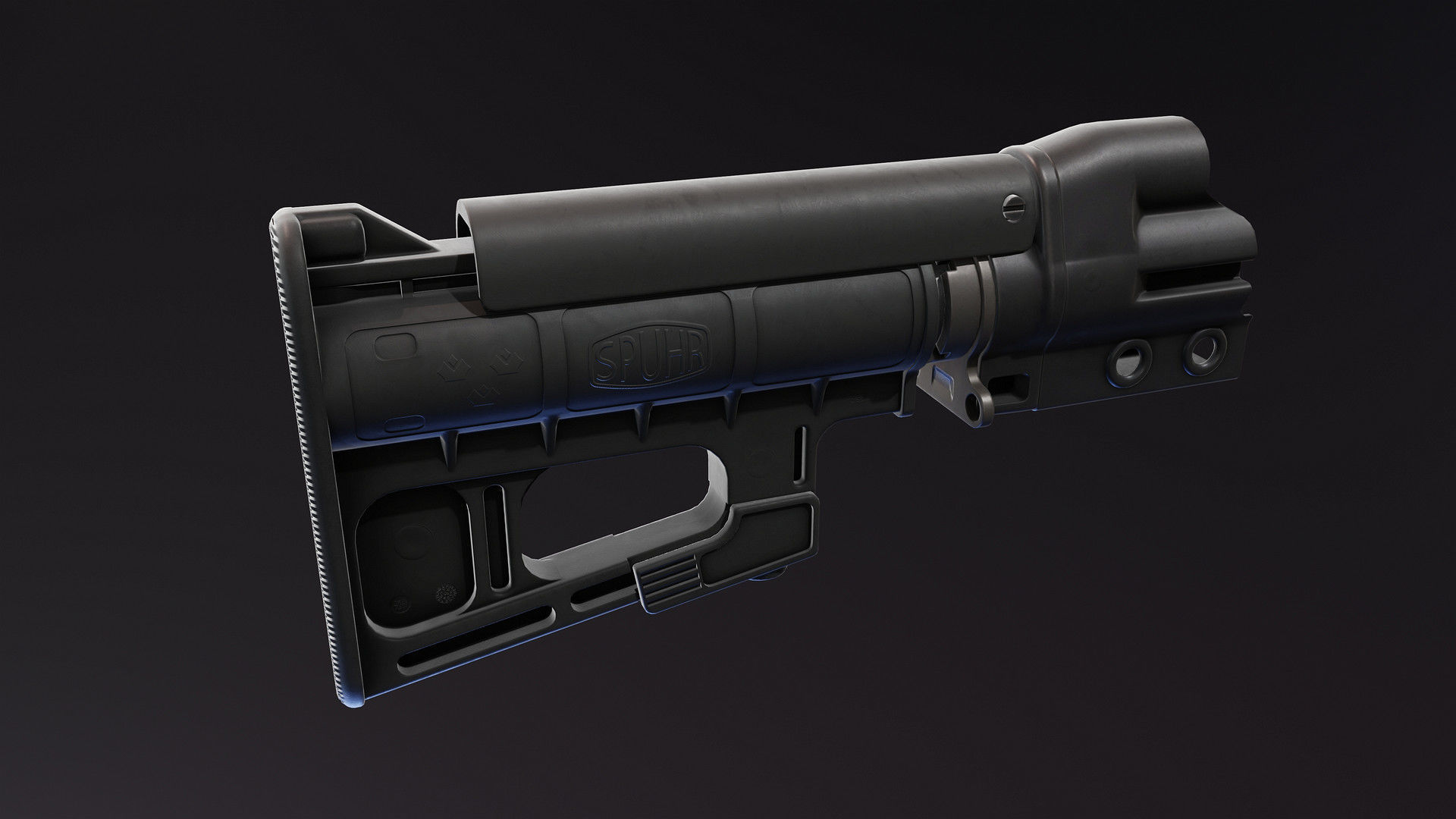 G3 R410 Stock Low-poly 3D model_2