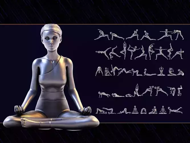 Yoga Woman Set02