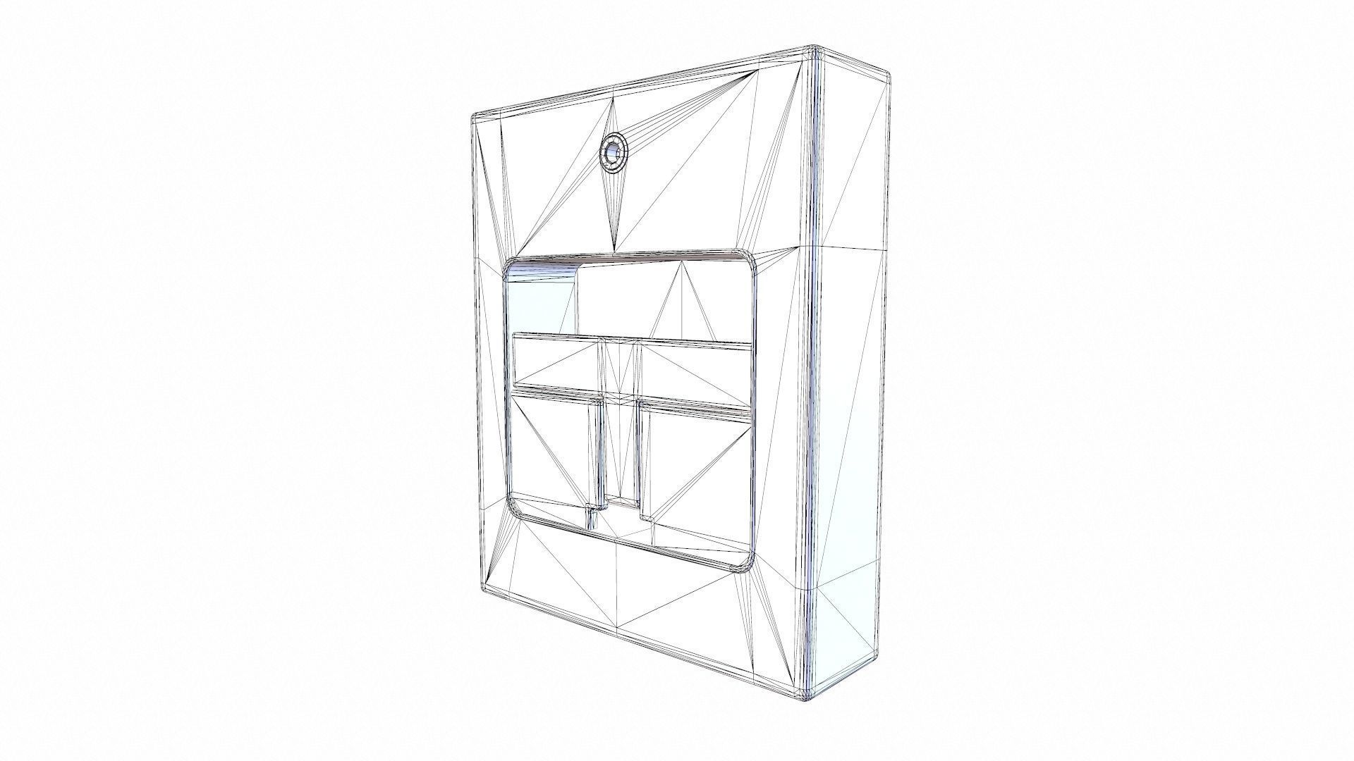 Fire Alarm Pull Down Low-poly 3D model_12