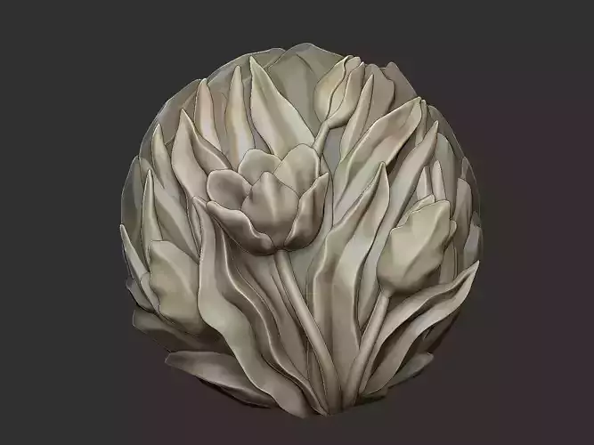 The special Tulip flower design v1 