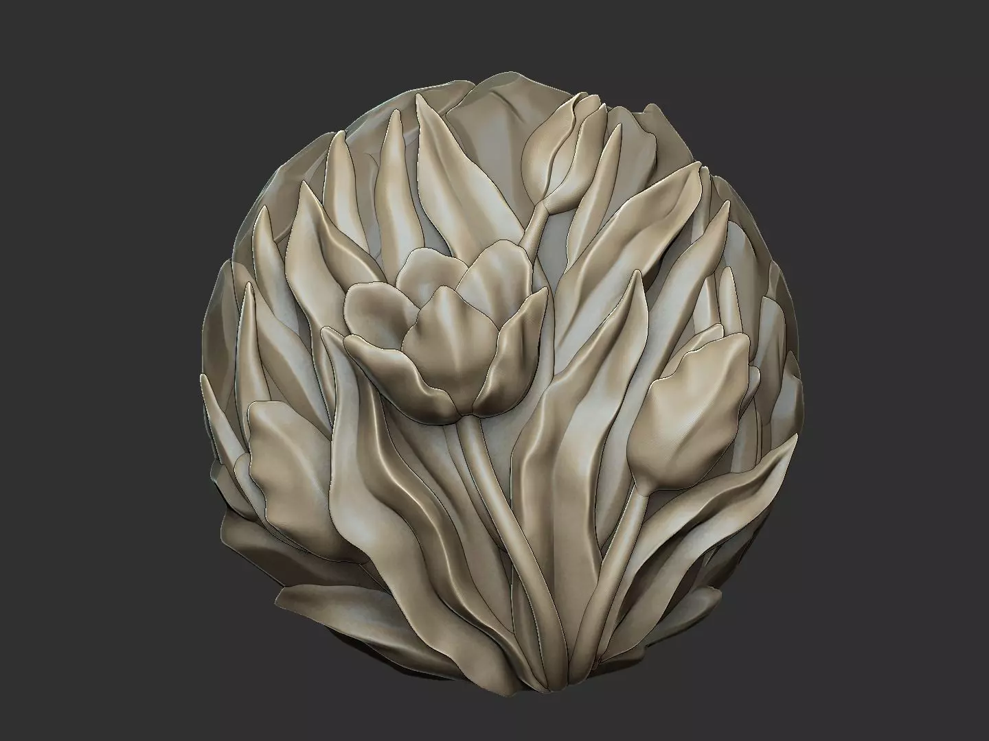 The special Tulip flower design v1 3D print model