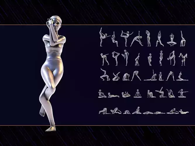 Yoga Woman Set03