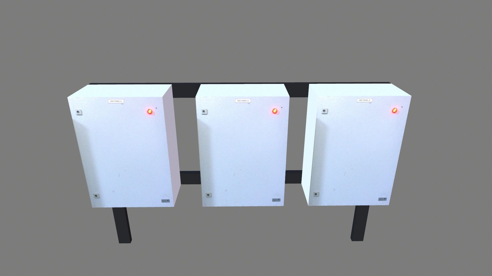 Electrical Panel Lowpoly Low-poly 3D model_5