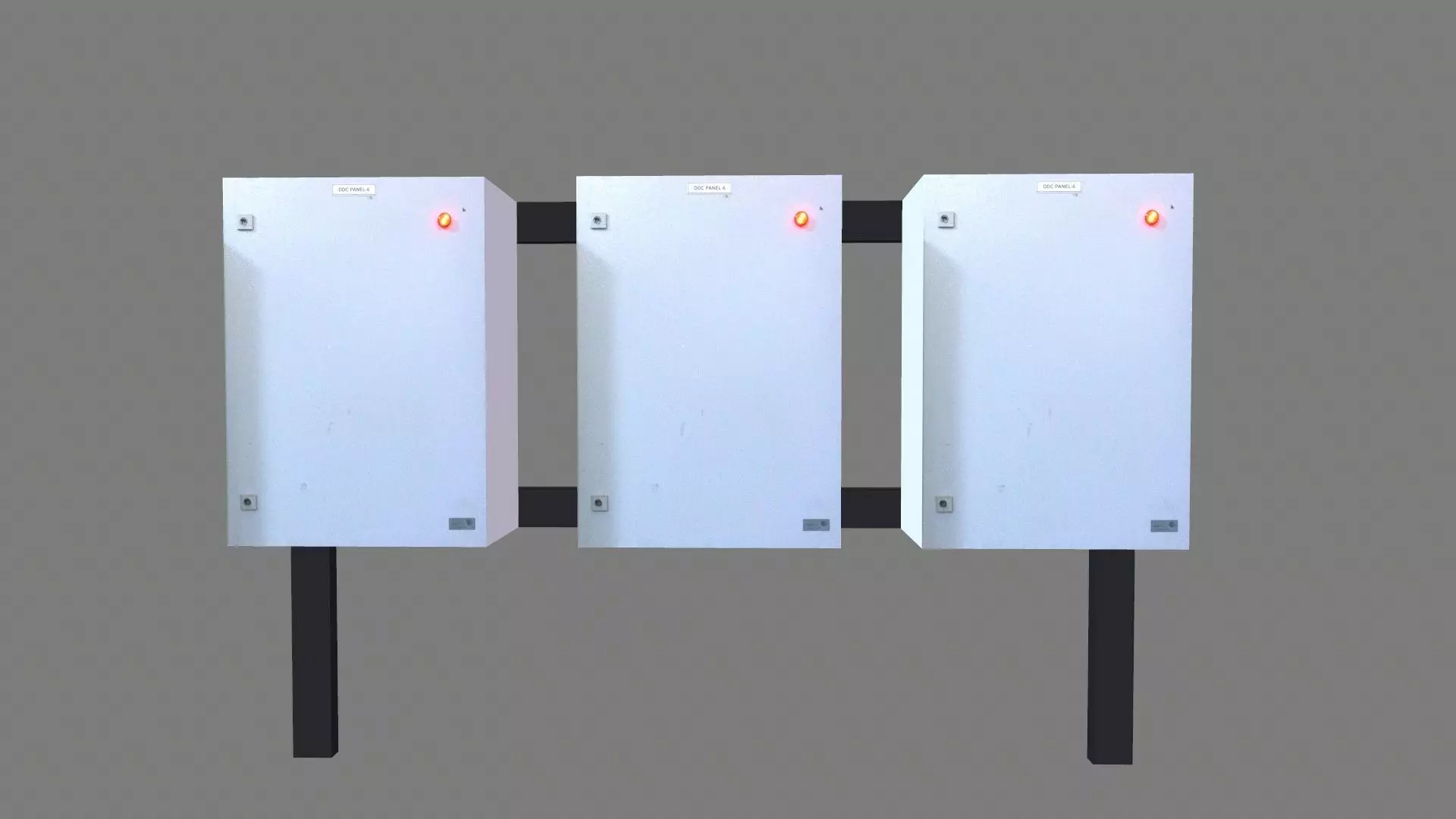 Electrical Panel Lowpoly Low-poly 3D model_0