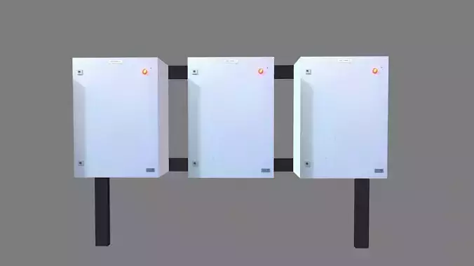 Electrical Panel Lowpoly