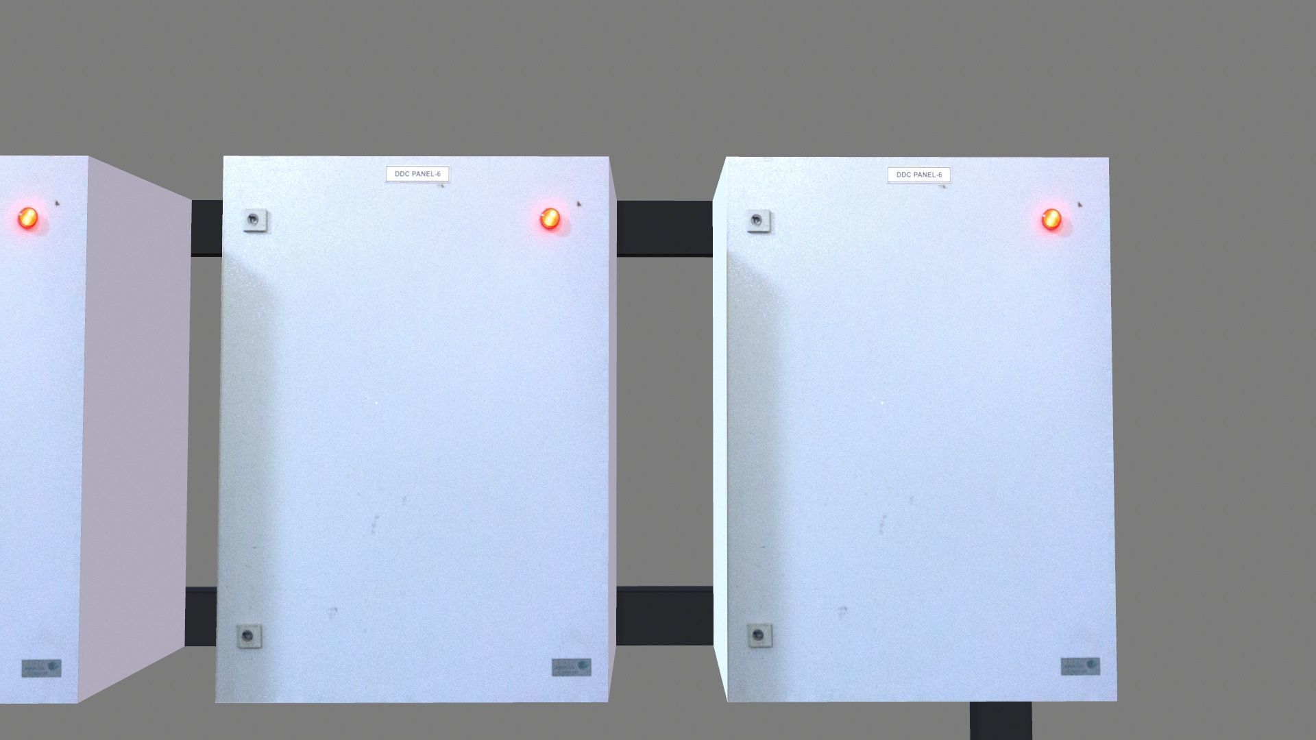 Electrical Panel Lowpoly Low-poly 3D model_4