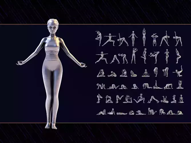 Yoga Woman Set04