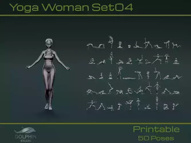 Yoga Woman Set04