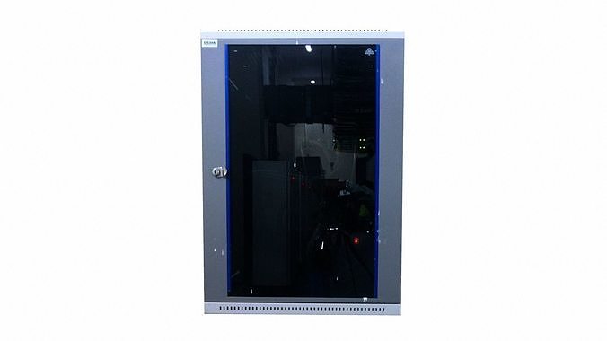 Server Box Low-poly 3D model