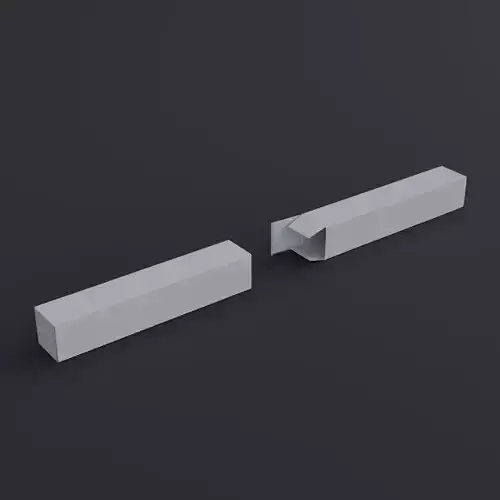 Packaging product box05 Low-poly 3D model