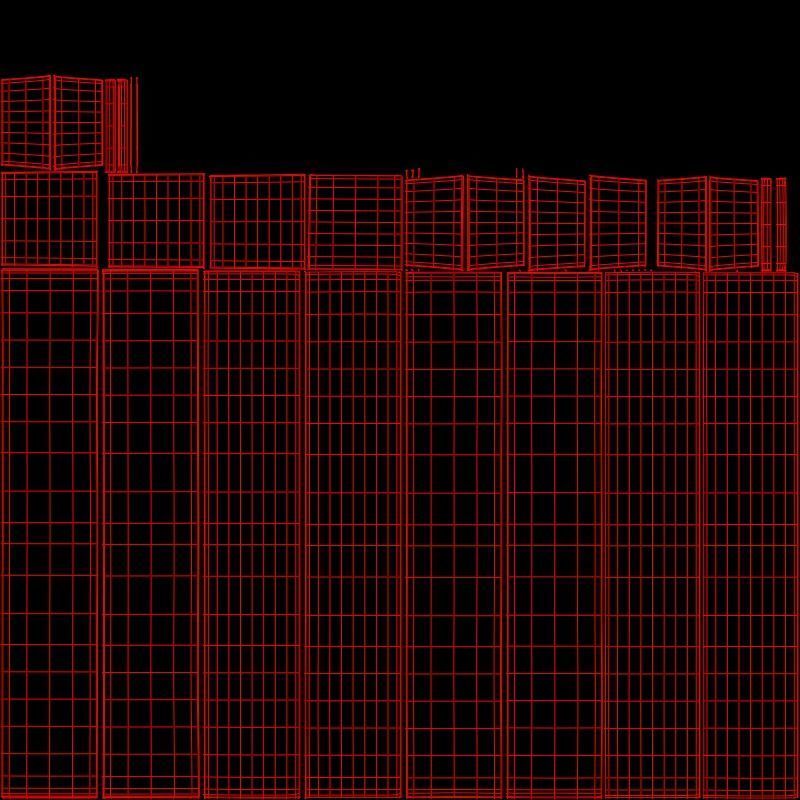 Hand Cream Laminate Tube and Packaging box Low-poly 3D model_12