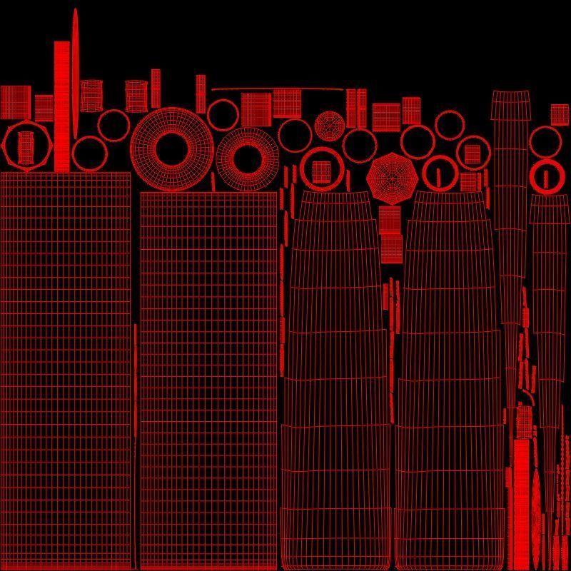 Hand Cream Laminate Tube and Packaging box Low-poly 3D model_13