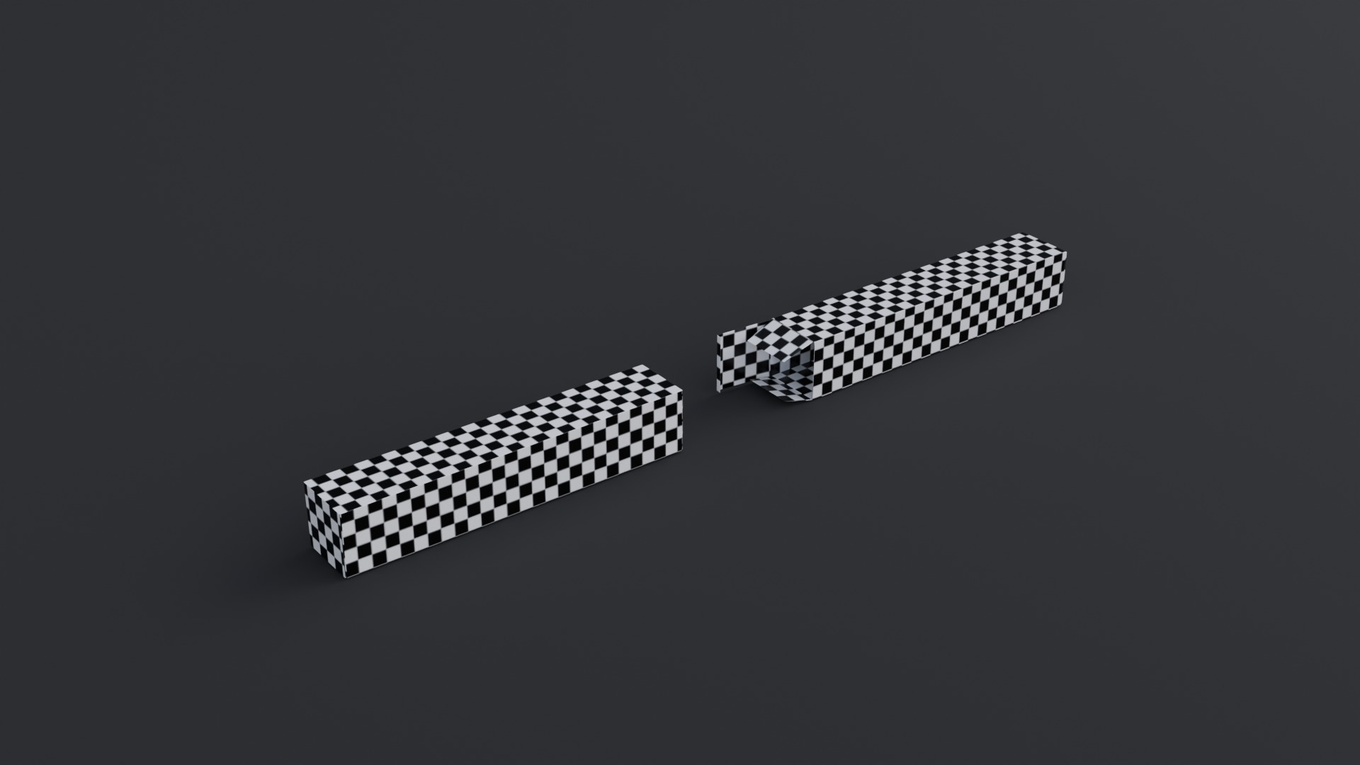 Hand Cream Laminate Tube and Packaging box Low-poly 3D model_8