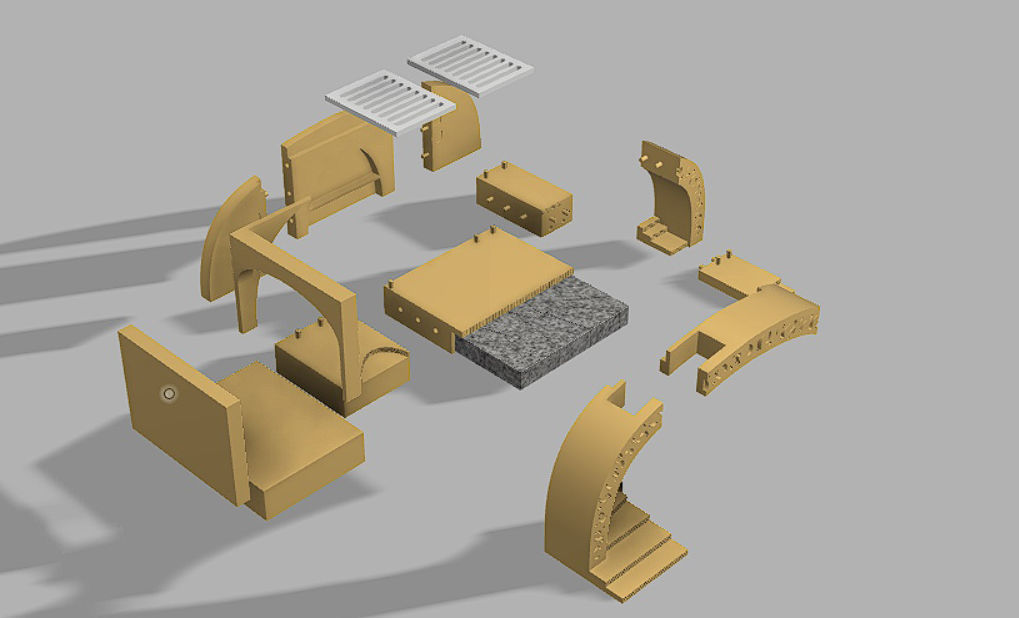 Jabba Palace full Diorama 3D print model_28