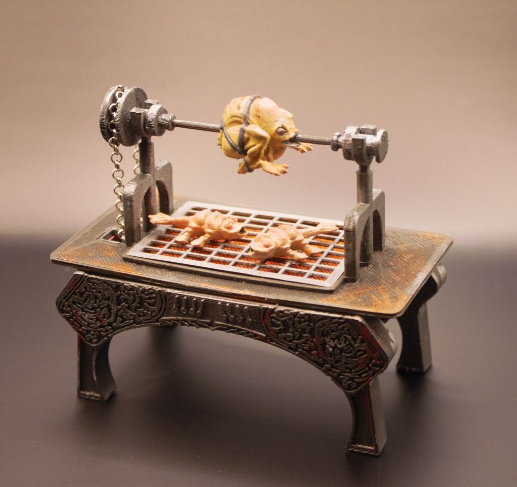 Jabba Palace full Diorama 3D print model_3