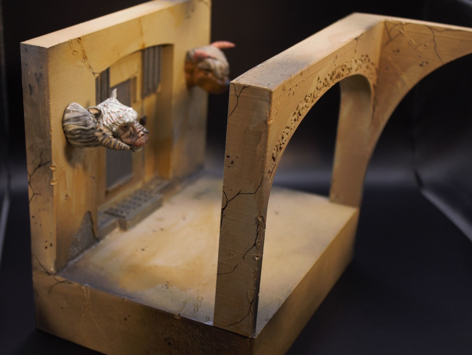 Jabba Palace full Diorama 3D print model_33