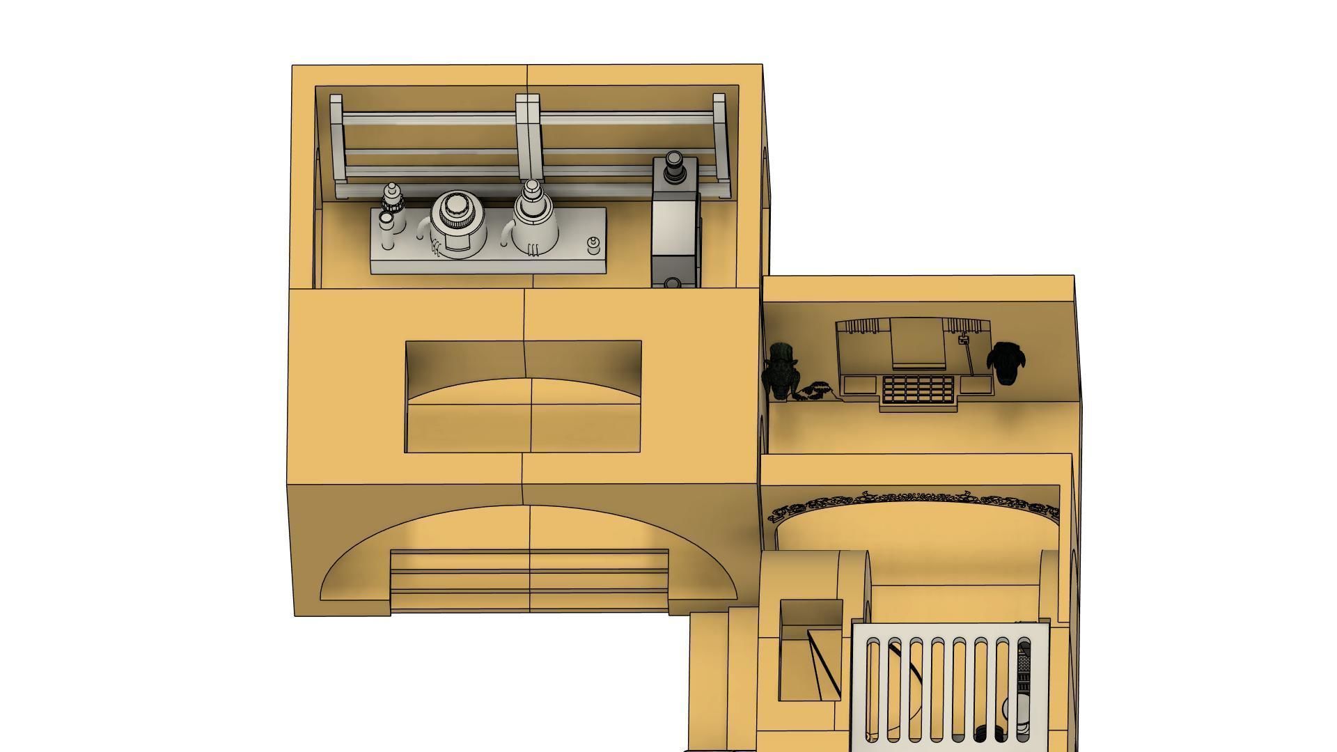 Jabba Palace full Diorama 3D print model_6