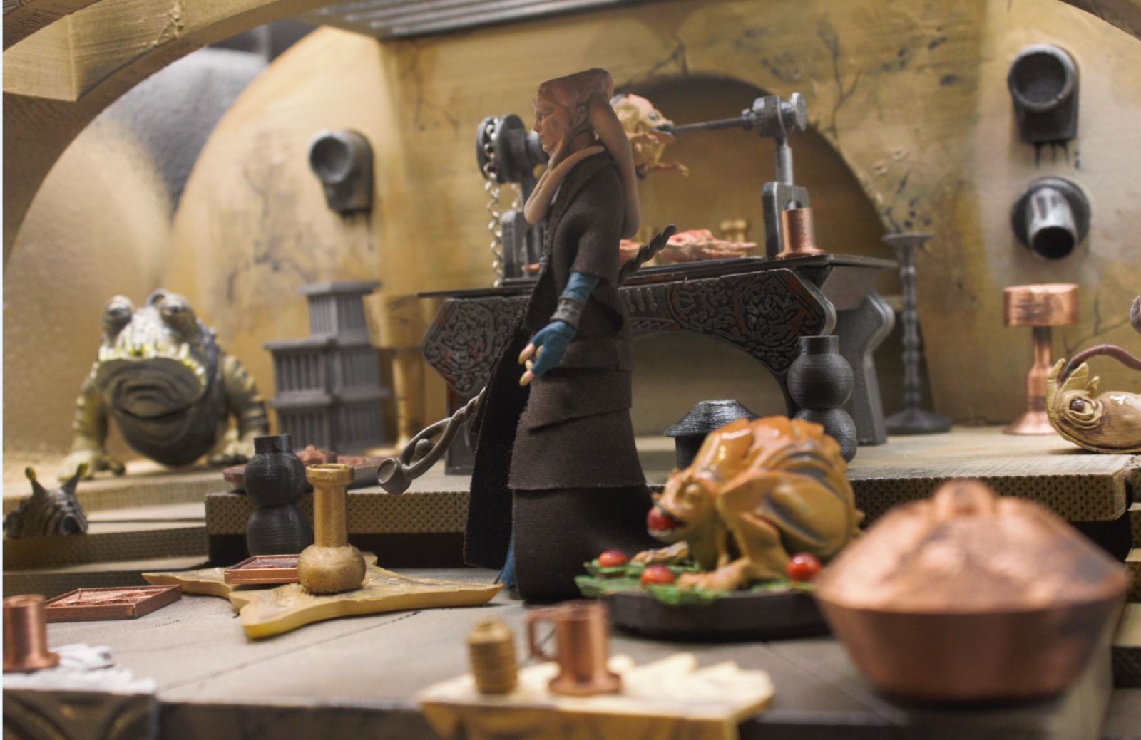 Jabba Palace full Diorama 3D print model_35