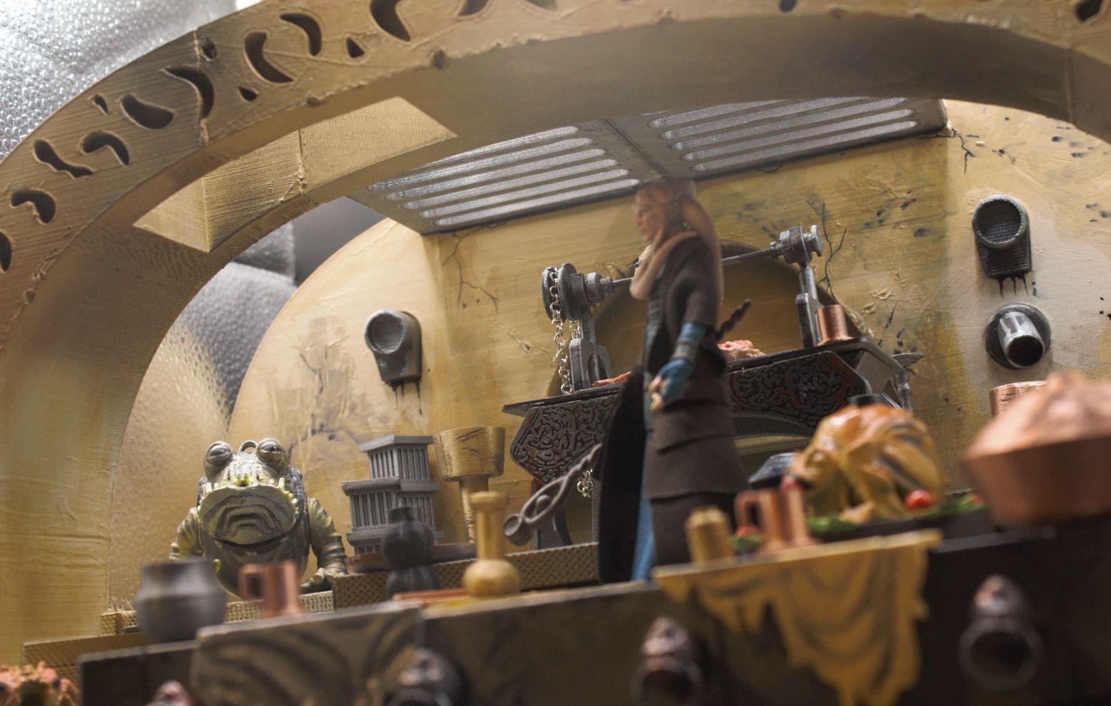 Jabba Palace full Diorama 3D print model_37