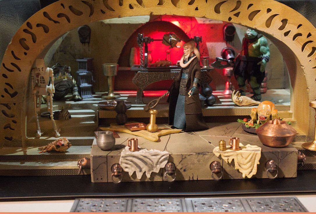 Jabba Palace full Diorama 3D print model_16