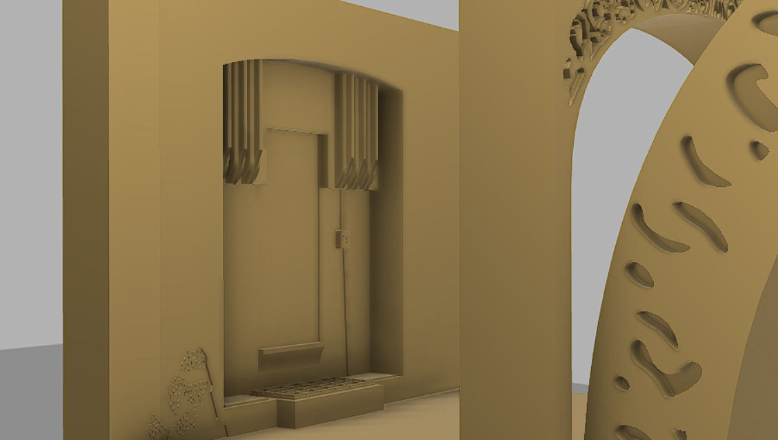 Jabba Palace full Diorama 3D print model_27