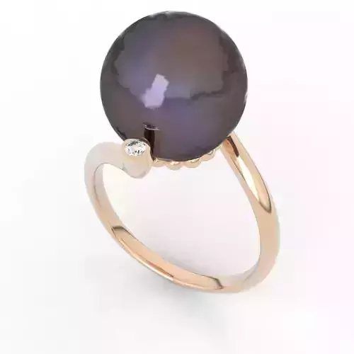 10mm pearl proposal ring